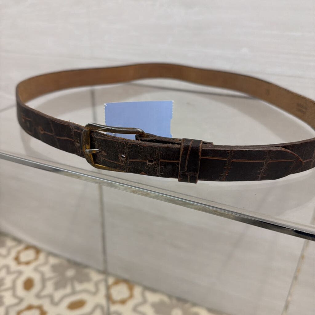 Brown Leather Belt 38
