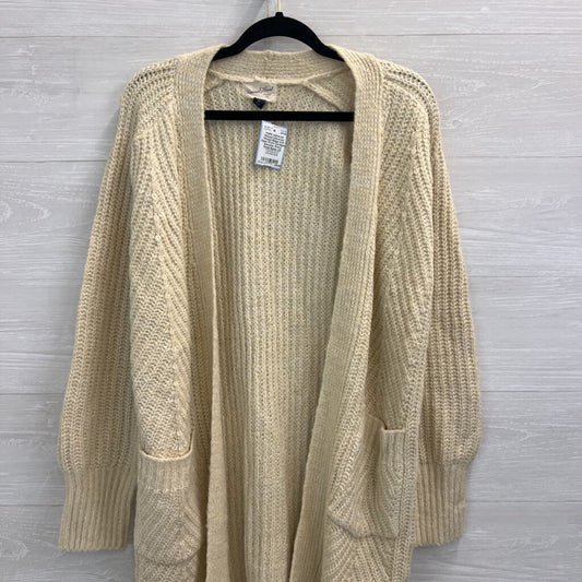 Universal Thread Beige Knit Open Front Cardigan Sweater Extra Small