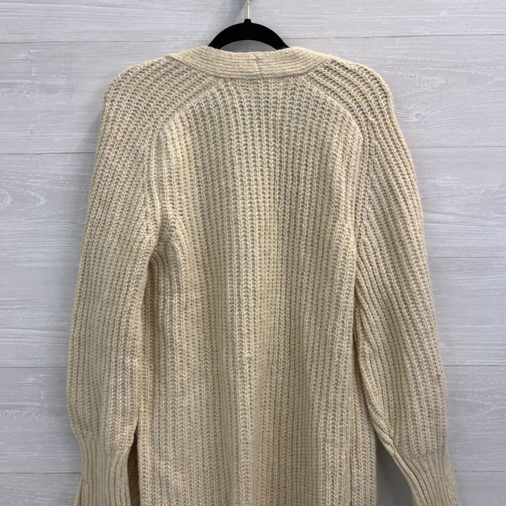 Universal Thread Beige Knit Open Front Cardigan Sweater Extra Small