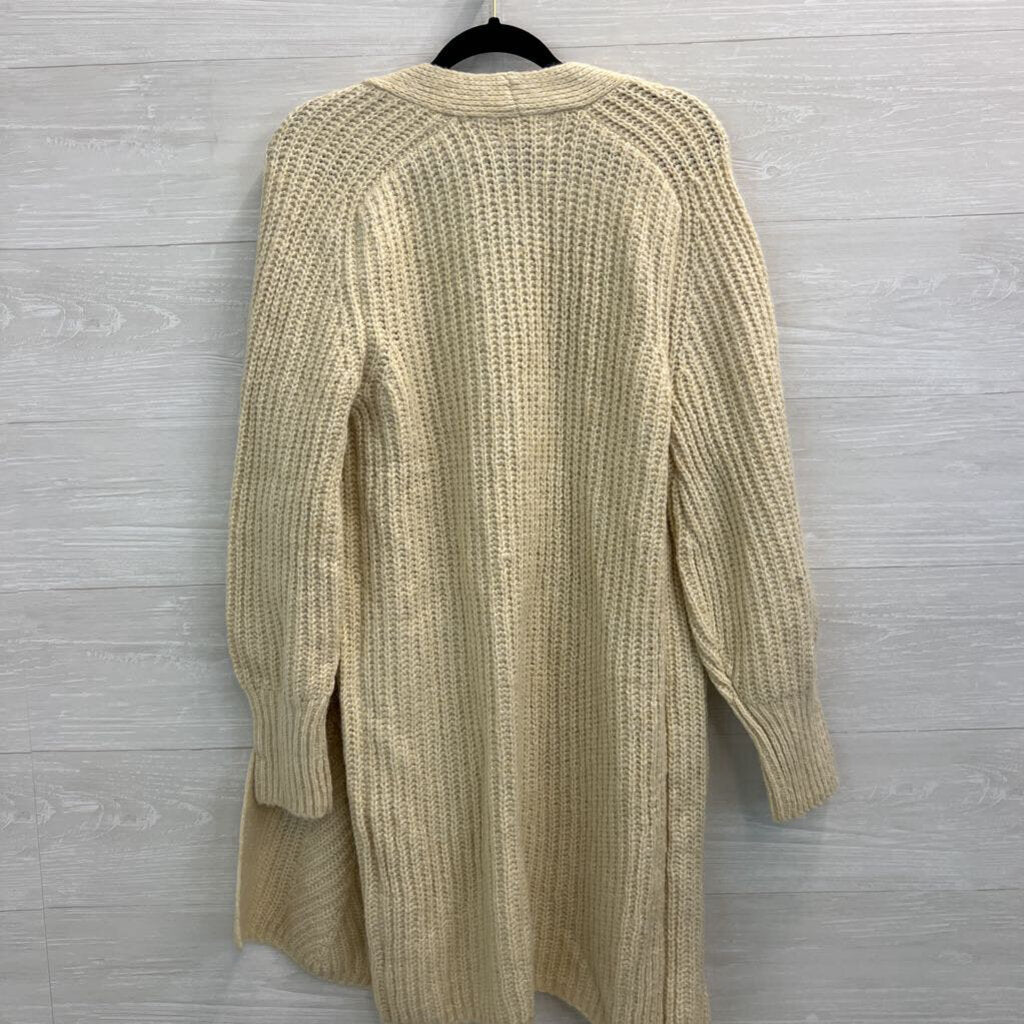 Universal Thread Beige Knit Open Front Cardigan Sweater Extra Small