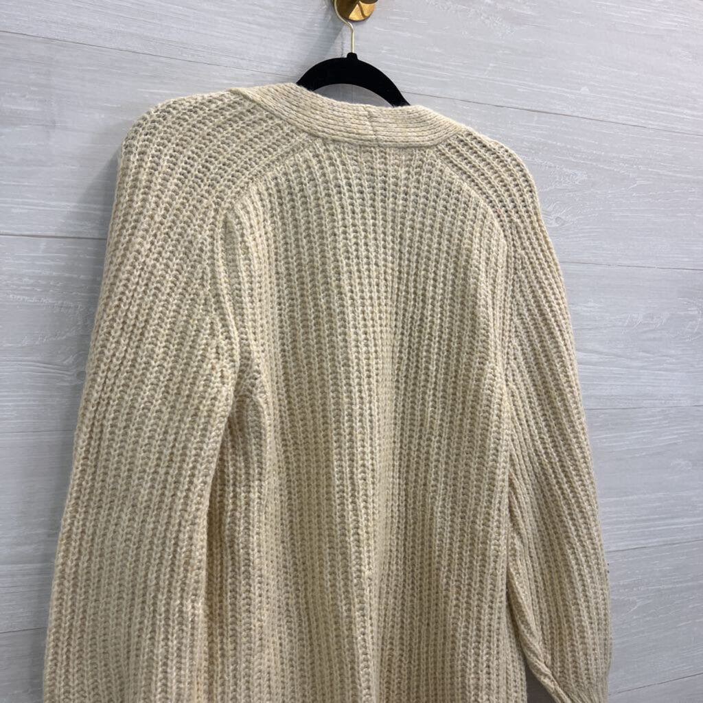 Universal Thread Beige Knit Open Front Cardigan Sweater Extra Small