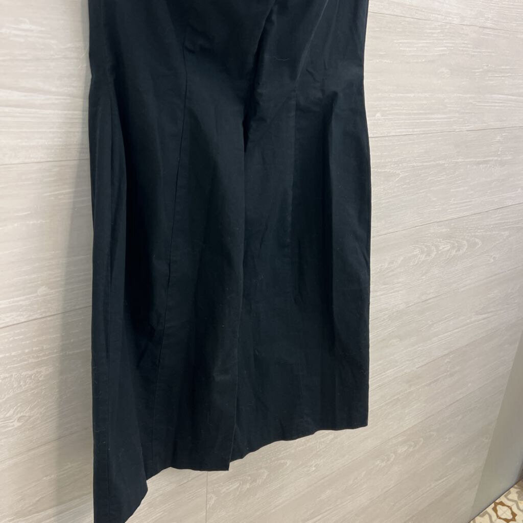 Express Black/ Red Embroidered Flower Strapless Dress 9/10