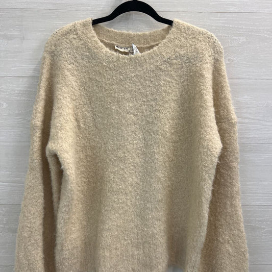 New In Soft Cream Knit Long Sleeve Sweater Small
