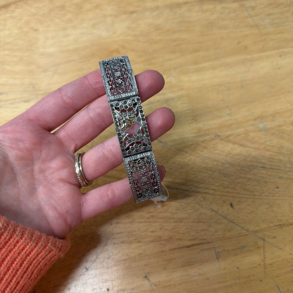 Vintage JHP Silver Bracelet