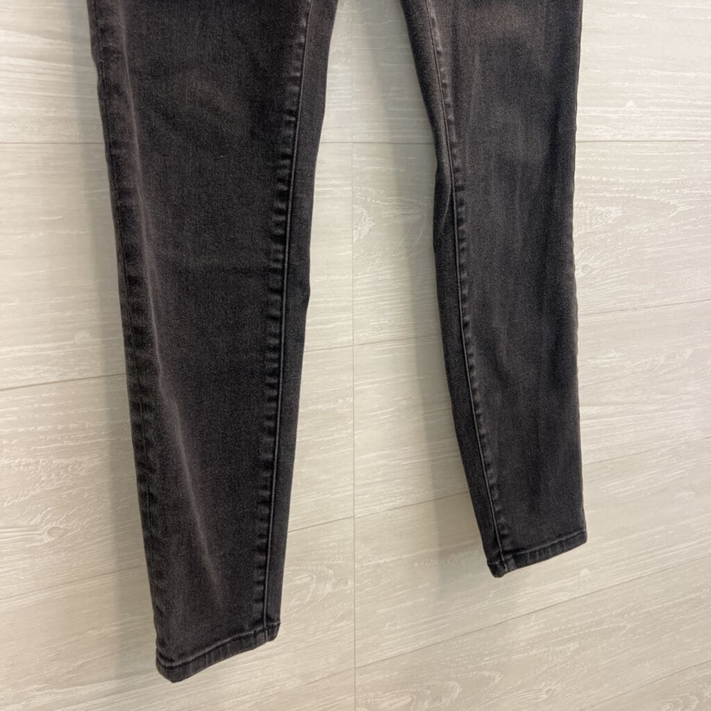 Ann Taylor Black Denim The Skinny Curvy Fit Jeans 6