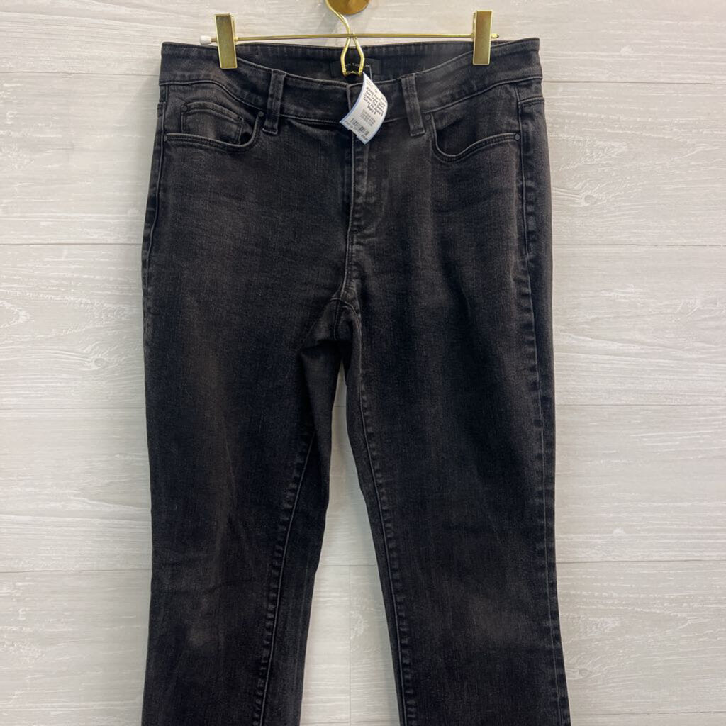 Ann Taylor Black Denim The Skinny Curvy Fit Jeans 6