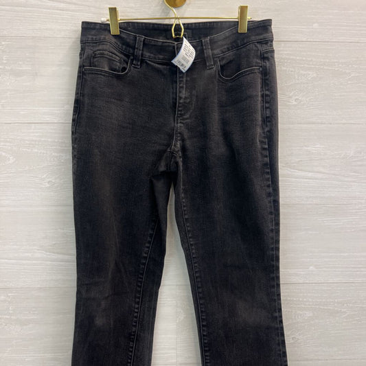 Ann Taylor Black Denim The Skinny Curvy Fit Jeans 6