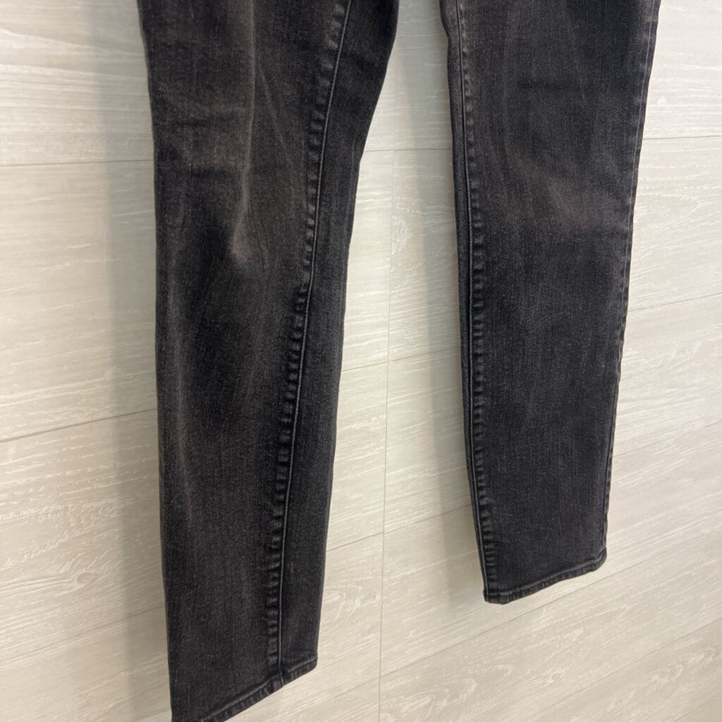 Ann Taylor Black Denim The Skinny Curvy Fit Jeans 6