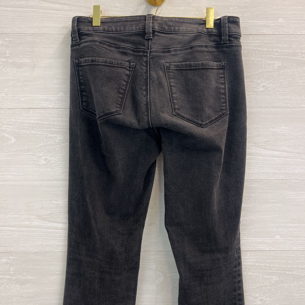 Ann Taylor Black Denim The Skinny Curvy Fit Jeans 6