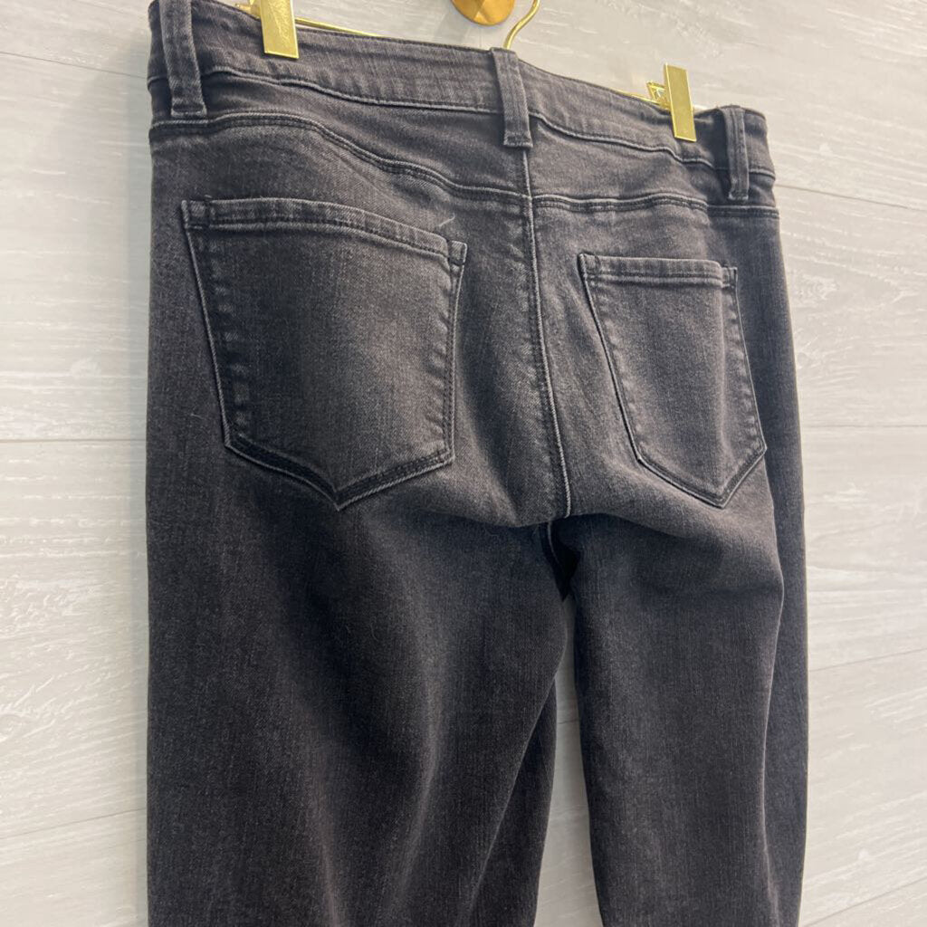 Ann Taylor Black Denim The Skinny Curvy Fit Jeans 6