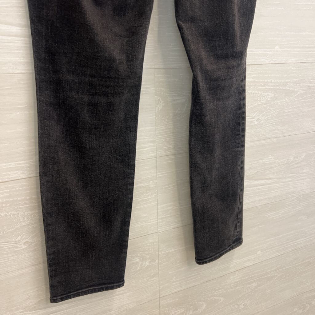 Ann Taylor Black Denim The Skinny Curvy Fit Jeans 6