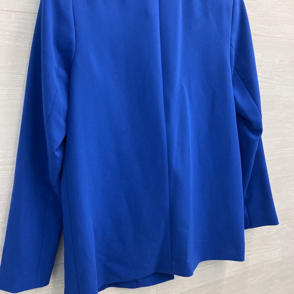 Nine West Royal Blue Double Button Blazer Jacket 8