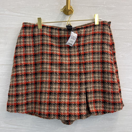 Baccini Brown/ Multi Tweed Skort 12