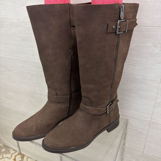 Kelly and Katie Brown Shyn Riding Tall Boots 11