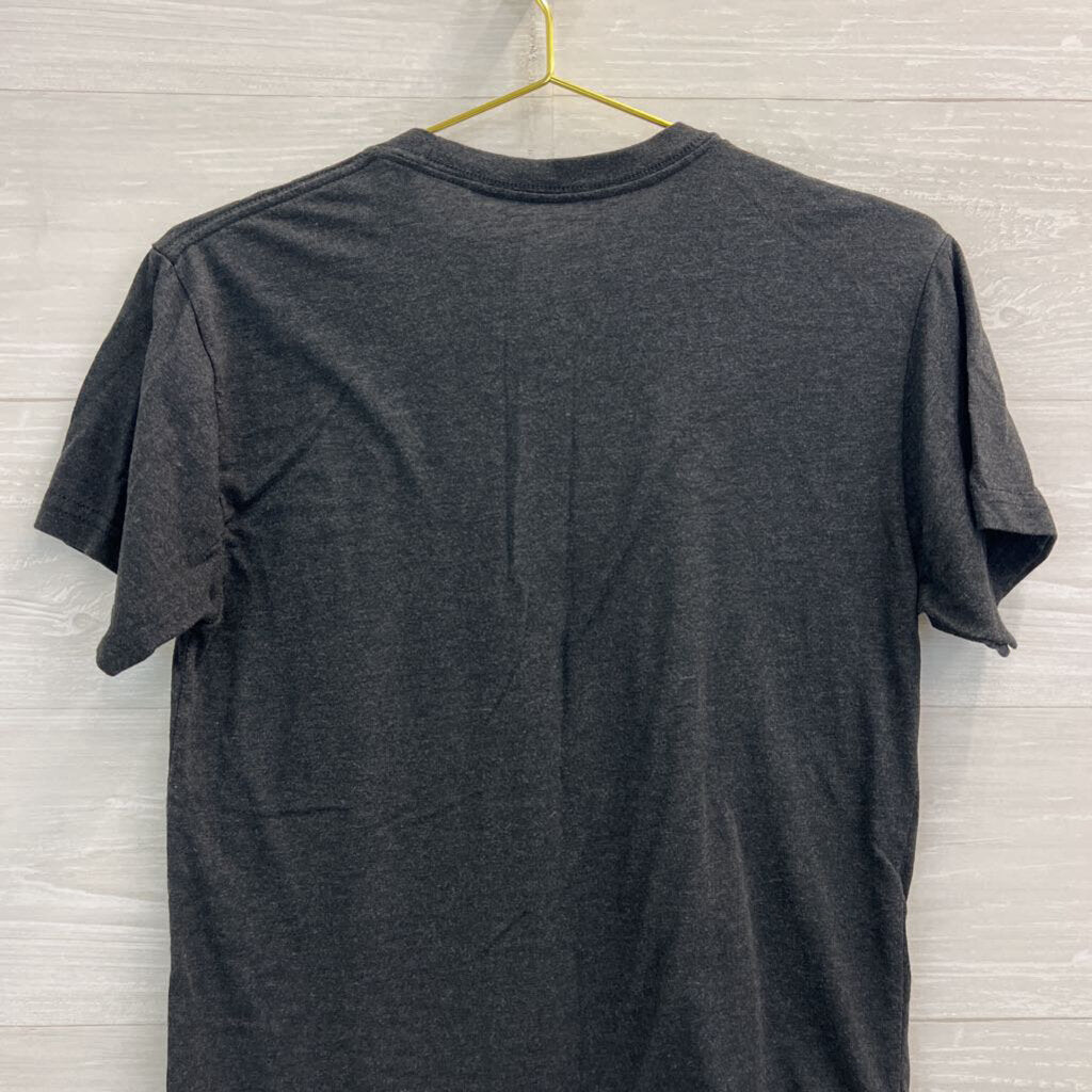 Out of Print Grey Hunter S Thompson Short Sleeve Graphic Tee Small