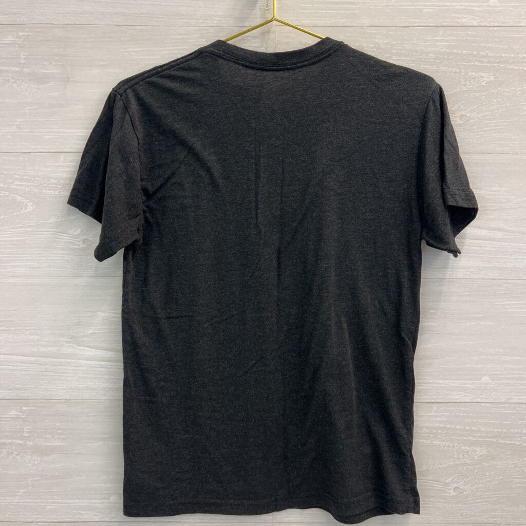 Out of Print Grey Hunter S Thompson Short Sleeve Graphic Tee Small