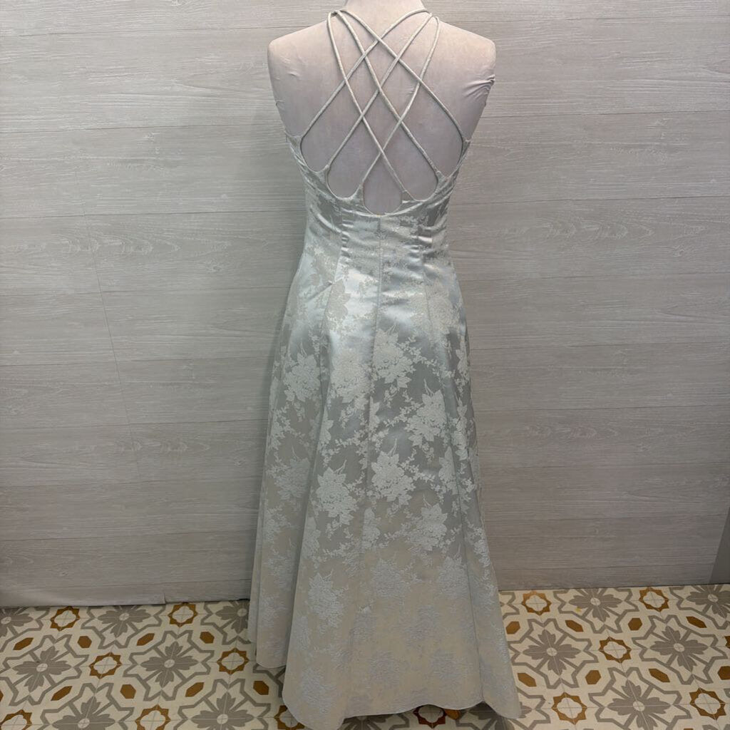 Onyx Nite Vintage High Neck Formal Gown 6