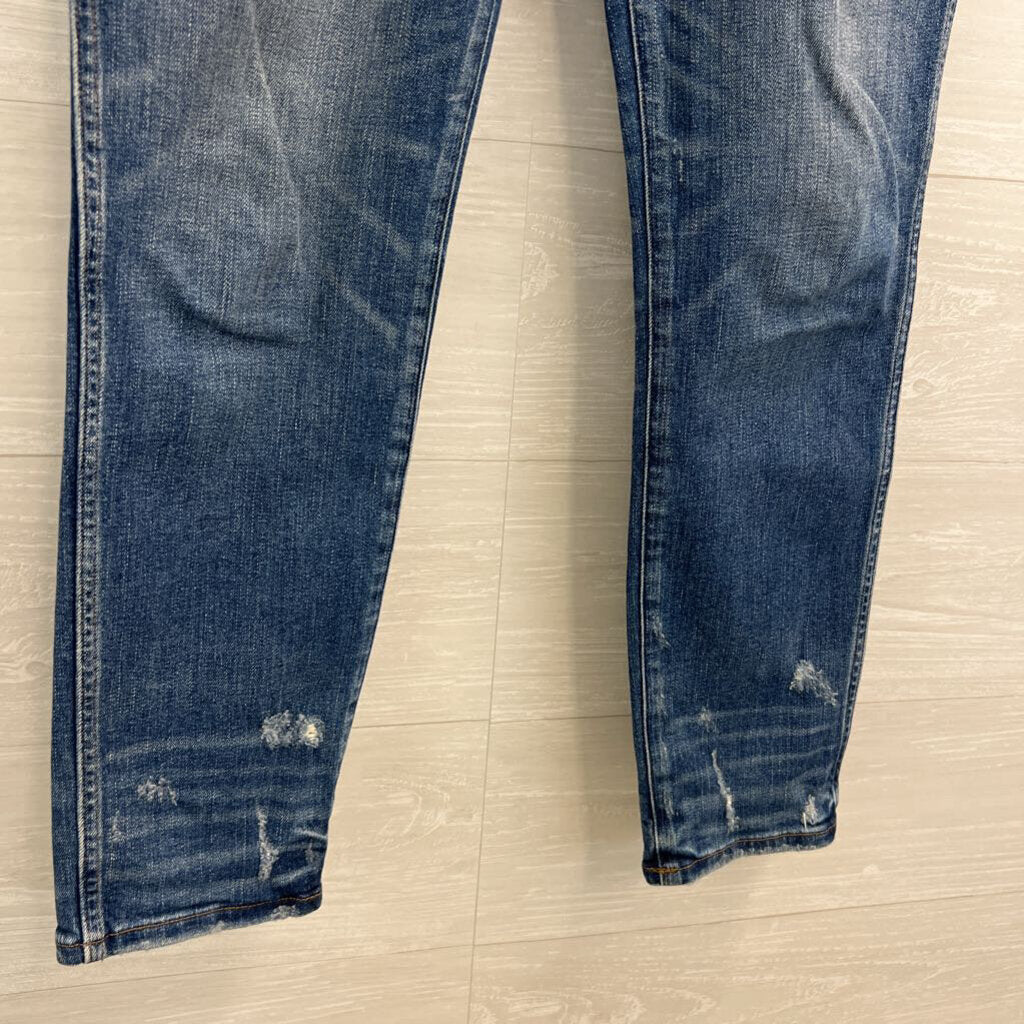 Madewell Medium Wash Slim Straight Jeans 26