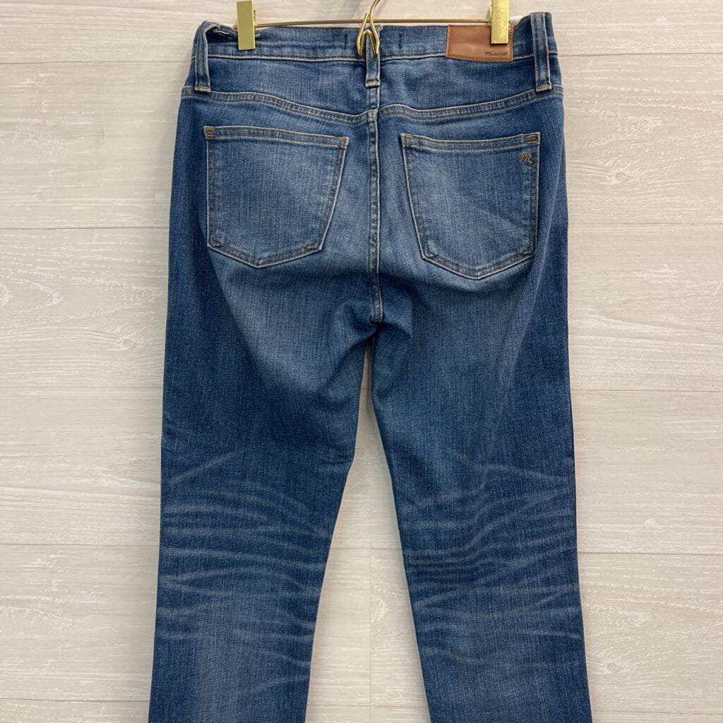 Madewell Medium Wash Slim Straight Jeans 26