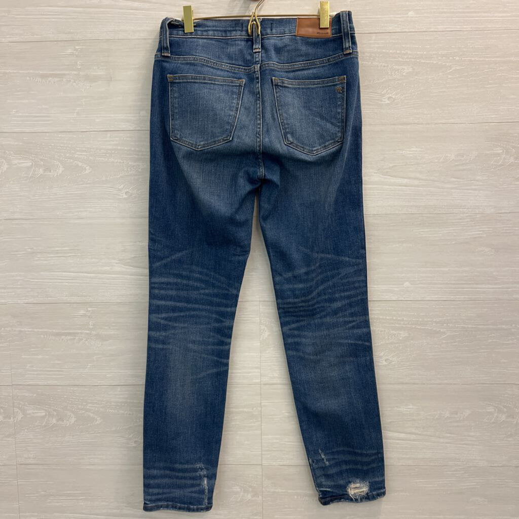 Madewell Medium Wash Slim Straight Jeans 26