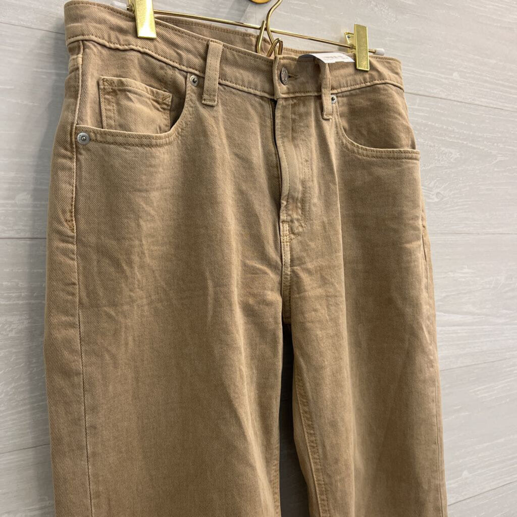Gap Khaki Denim 90s Loose Mid Rise Jeans 26