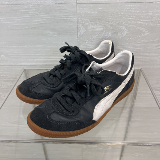 Puma Black/ White Super Liga OG Retro Sneakers 7