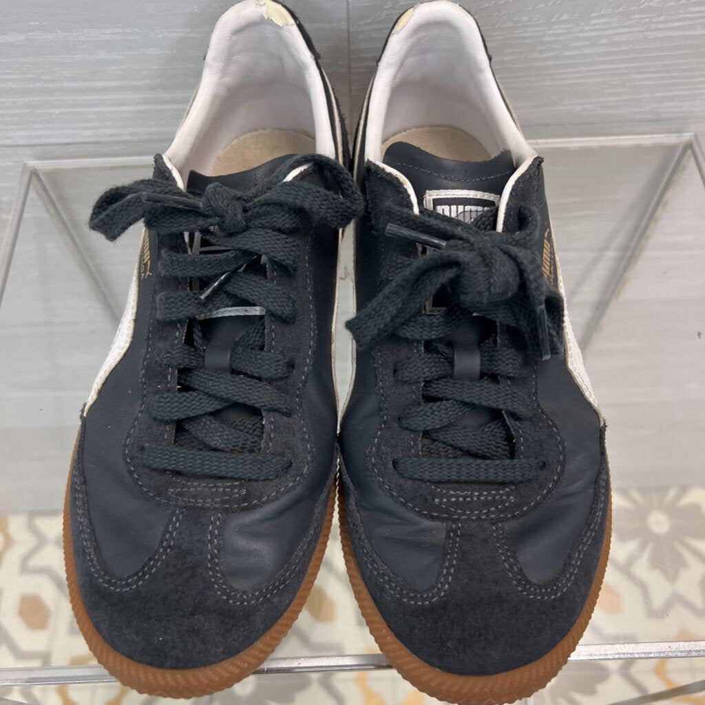 Puma Black/ White Super Liga OG Retro Sneakers 7