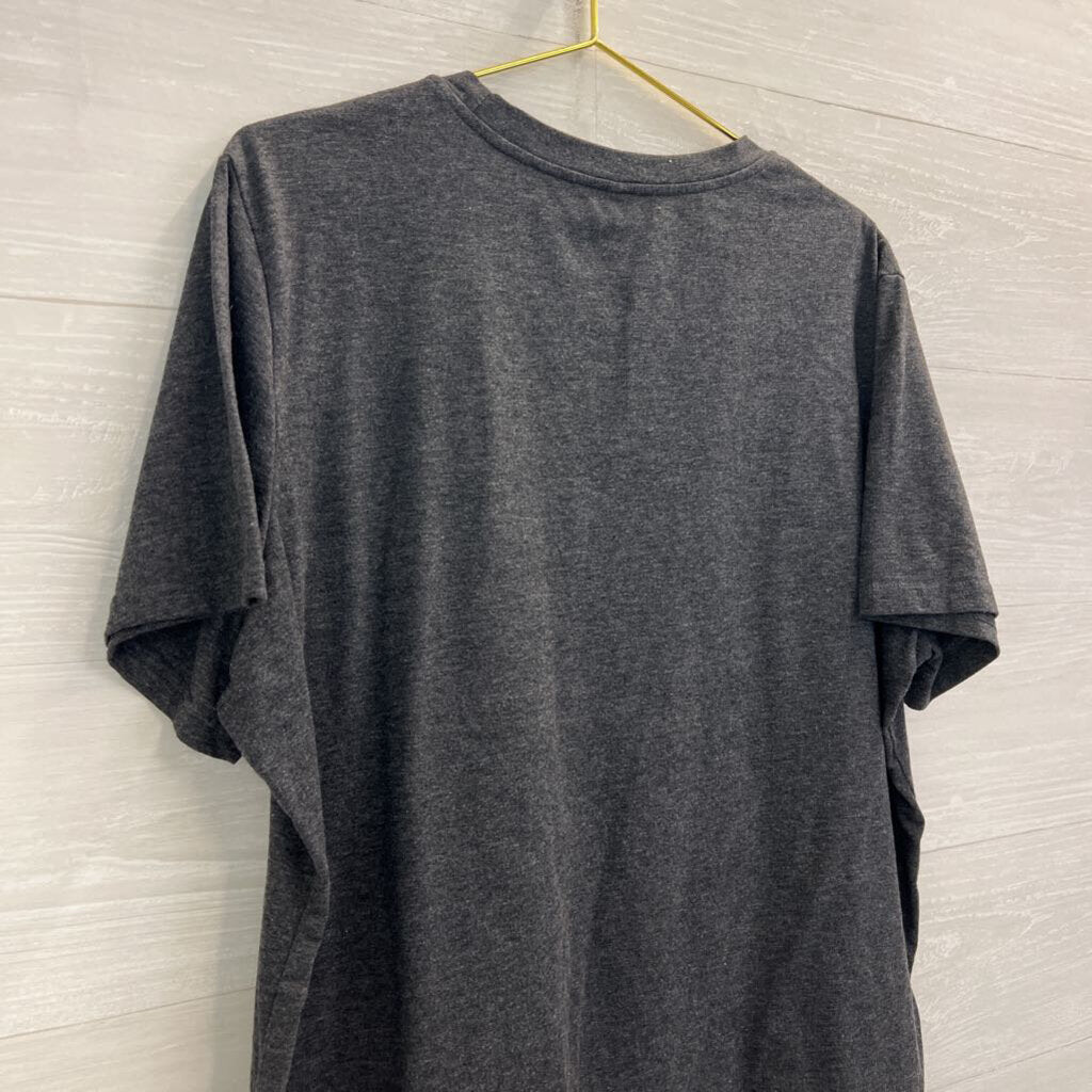 Grey/ Multi Kindness Short Sleeve Graphic Tee 2XL