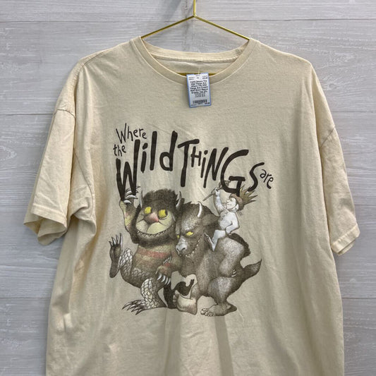 Where The Wild Things Are Cream/ Multi Short Sleeve Graphic Tee 2XL
