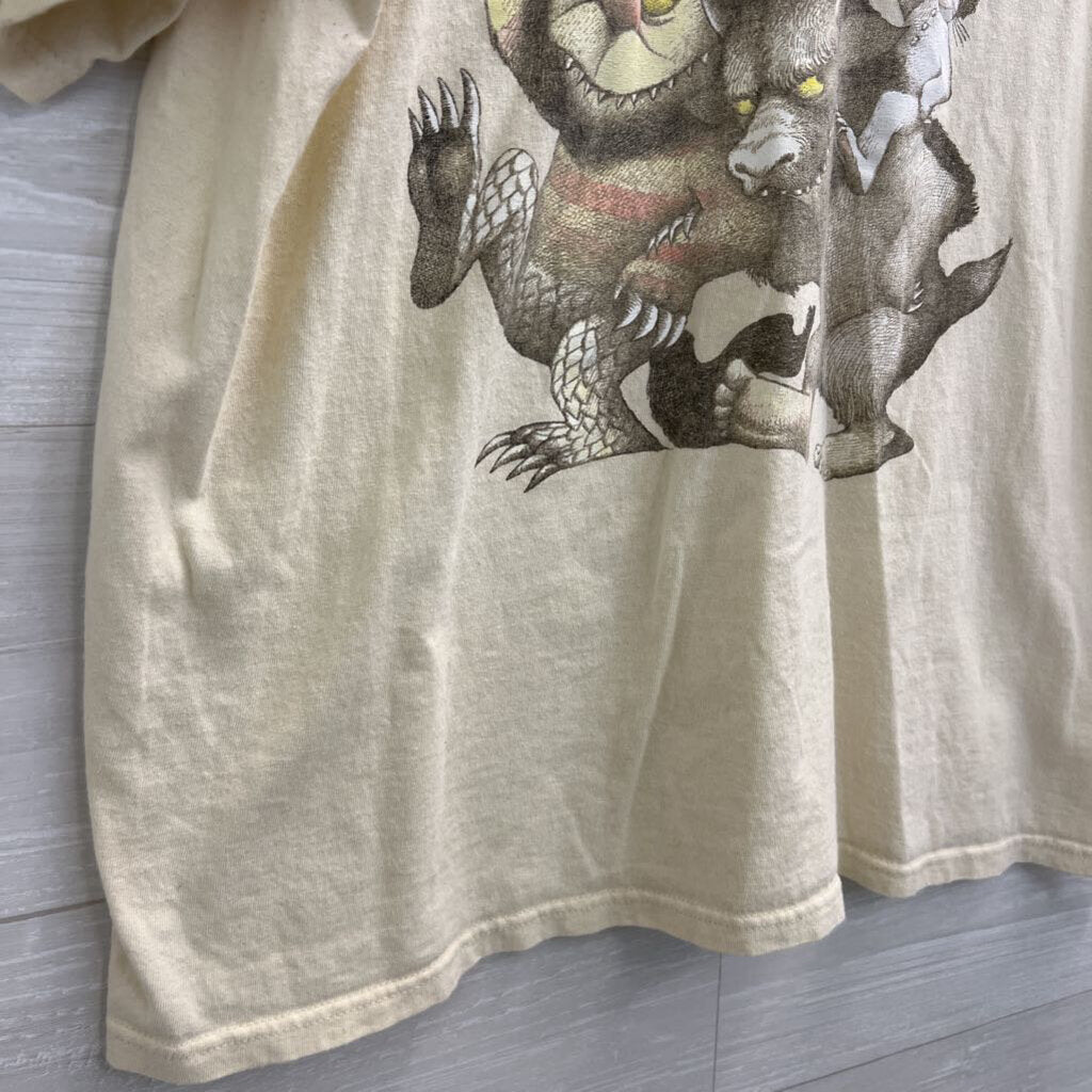 Where The Wild Things Are Cream/ Multi Short Sleeve Graphic Tee 2XL
