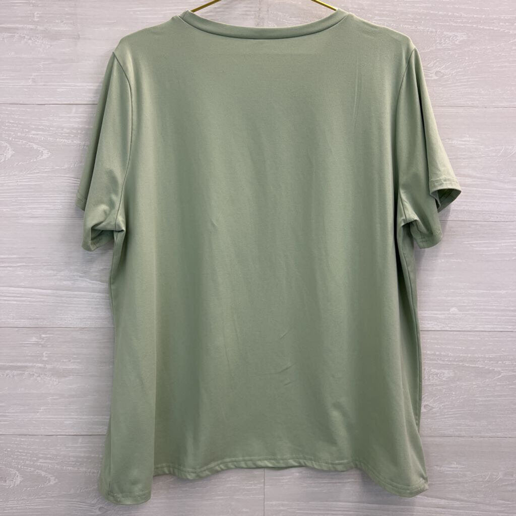 Green/ Multi Got Too Silly Short Sleeve Graphic Tee Extra Large