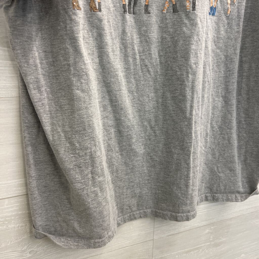 Taylor Swift 1989 Grey/ Multi Short Sleeve Graphic Tee 2XL