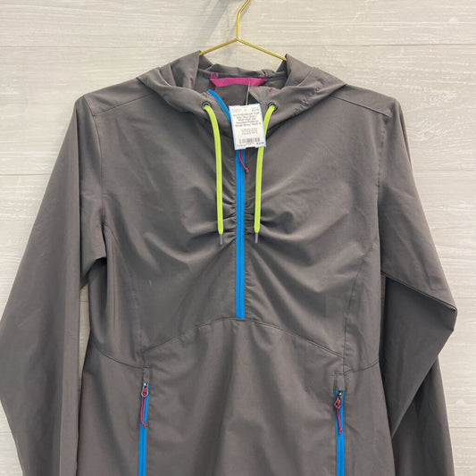 Stio Grey/ Multi Half Zip Hooded Pullover Small