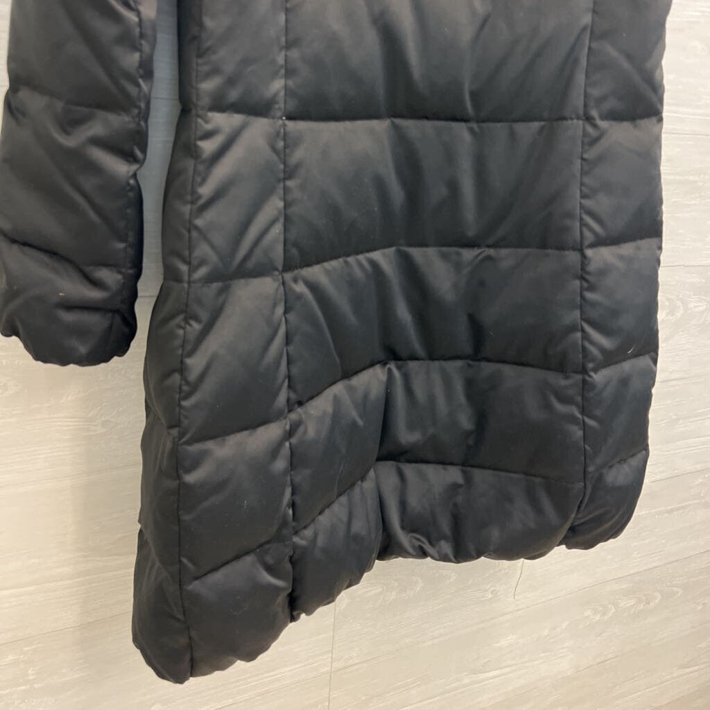 Nine West Black Long Puffer Jacket Medium