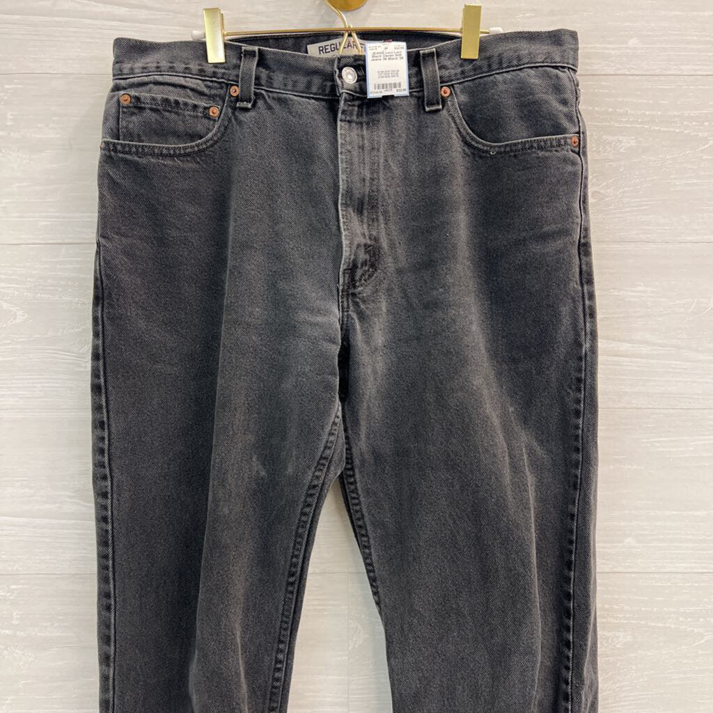 Levi Black Denim 505 Jeans 36