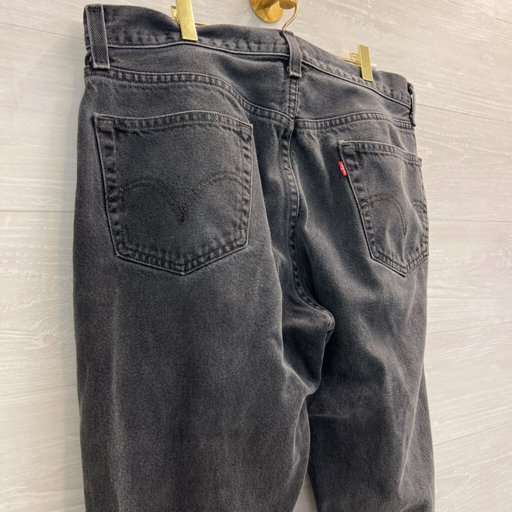 Levi Black Denim 505 Jeans 36
