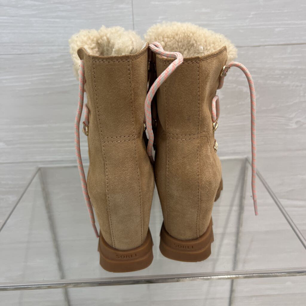 Sorel Joan of Arctic Wedge III Lace Cozy Boots 6.5