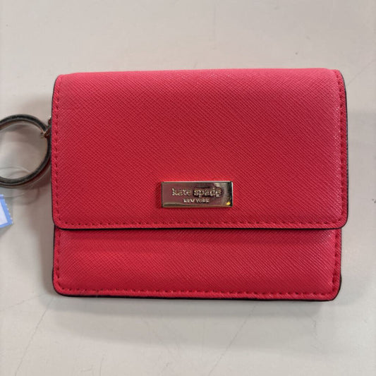 Kate Spade Coral Leather Laurel Way Holly Keychain Wallet