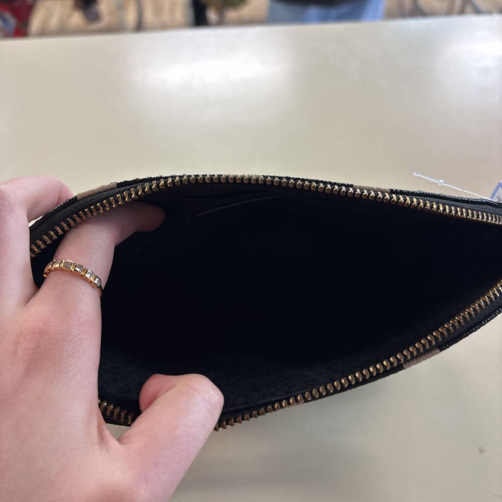 Kate Spade Small Black/ Brown Polka Dot Crossbody Purse