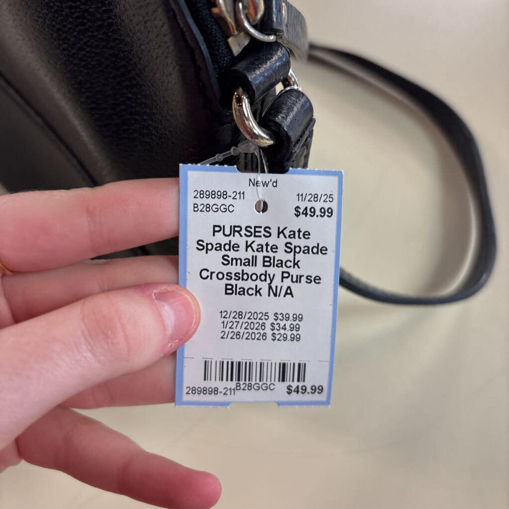 Kate Spade Small Black Crossbody Purse