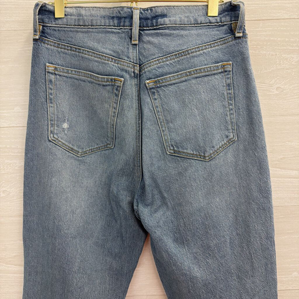 Loft Medium Wash The 90s High Waist Straight Jeans 26