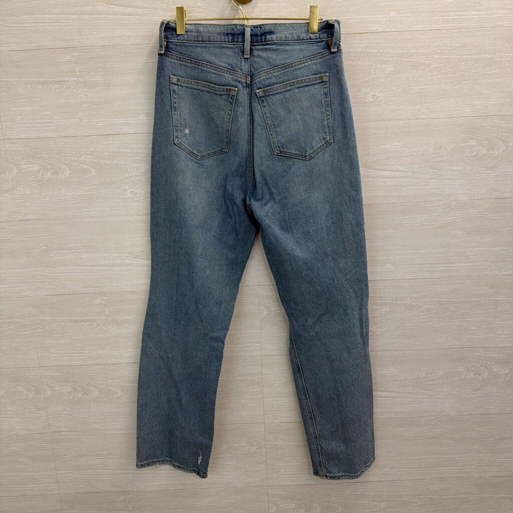 Loft Medium Wash The 90s High Waist Straight Jeans 26