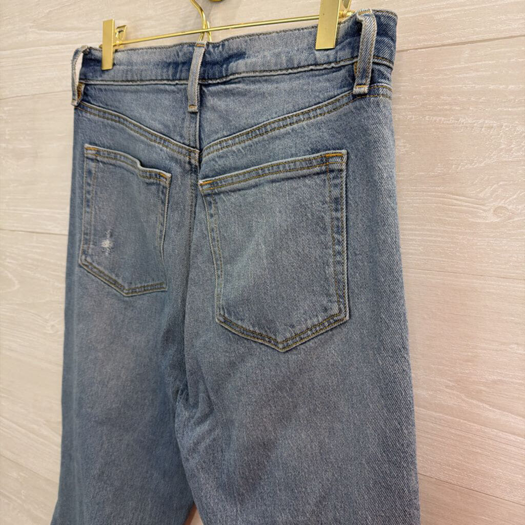 Loft Medium Wash The 90s High Waist Straight Jeans 26