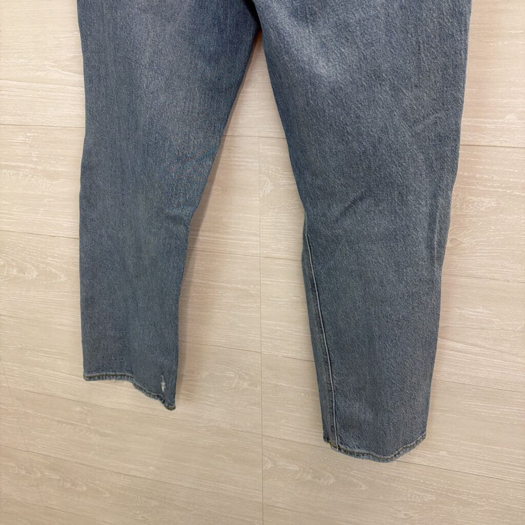 Loft Medium Wash The 90s High Waist Straight Jeans 26