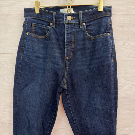 Loft Dark Wash High Waist Skinny Jeans 27