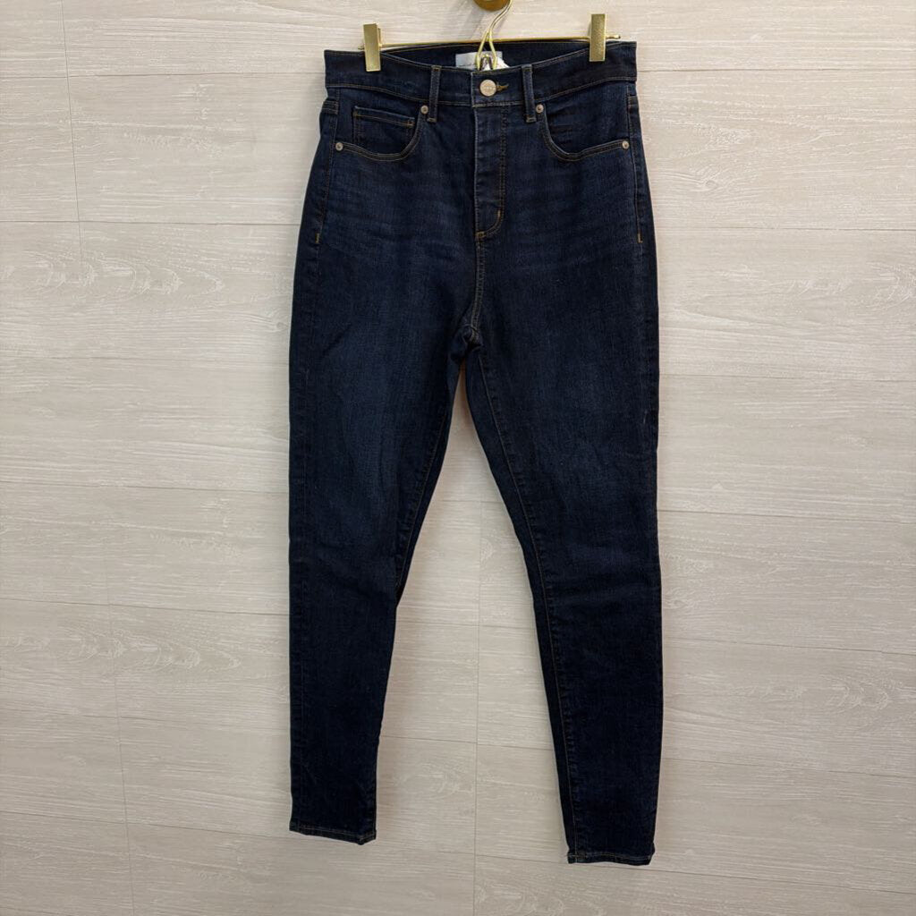 Loft Dark Wash High Waist Skinny Jeans 27