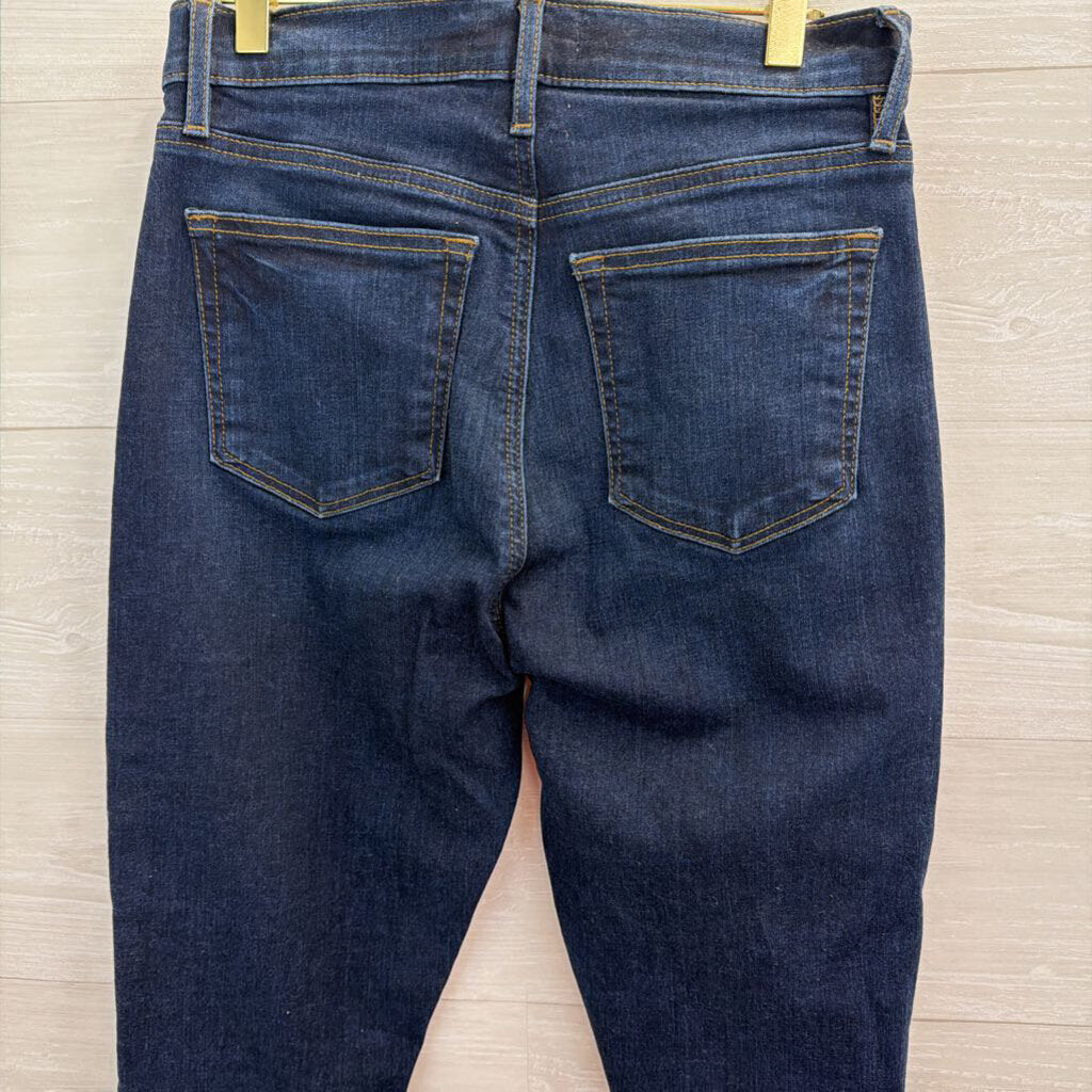 Loft Dark Wash High Waist Skinny Jeans 27