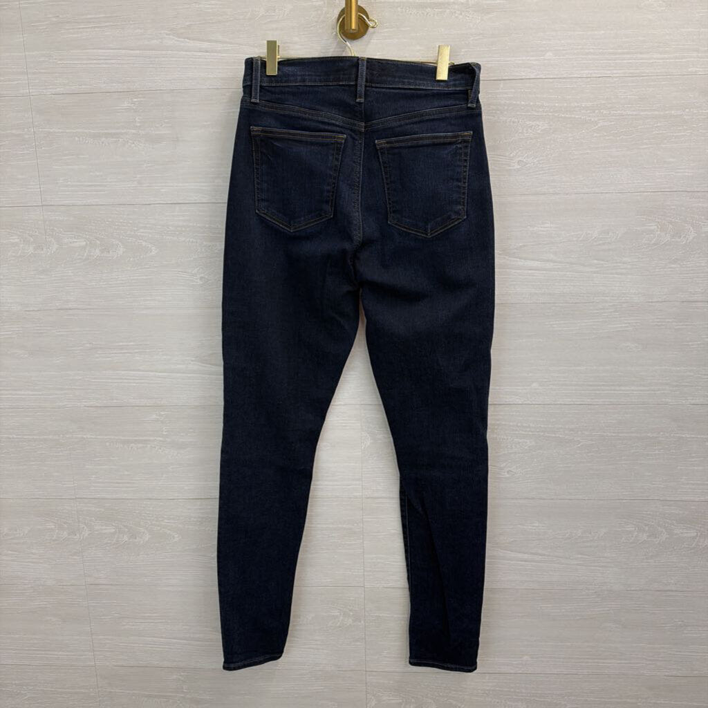 Loft Dark Wash High Waist Skinny Jeans 27