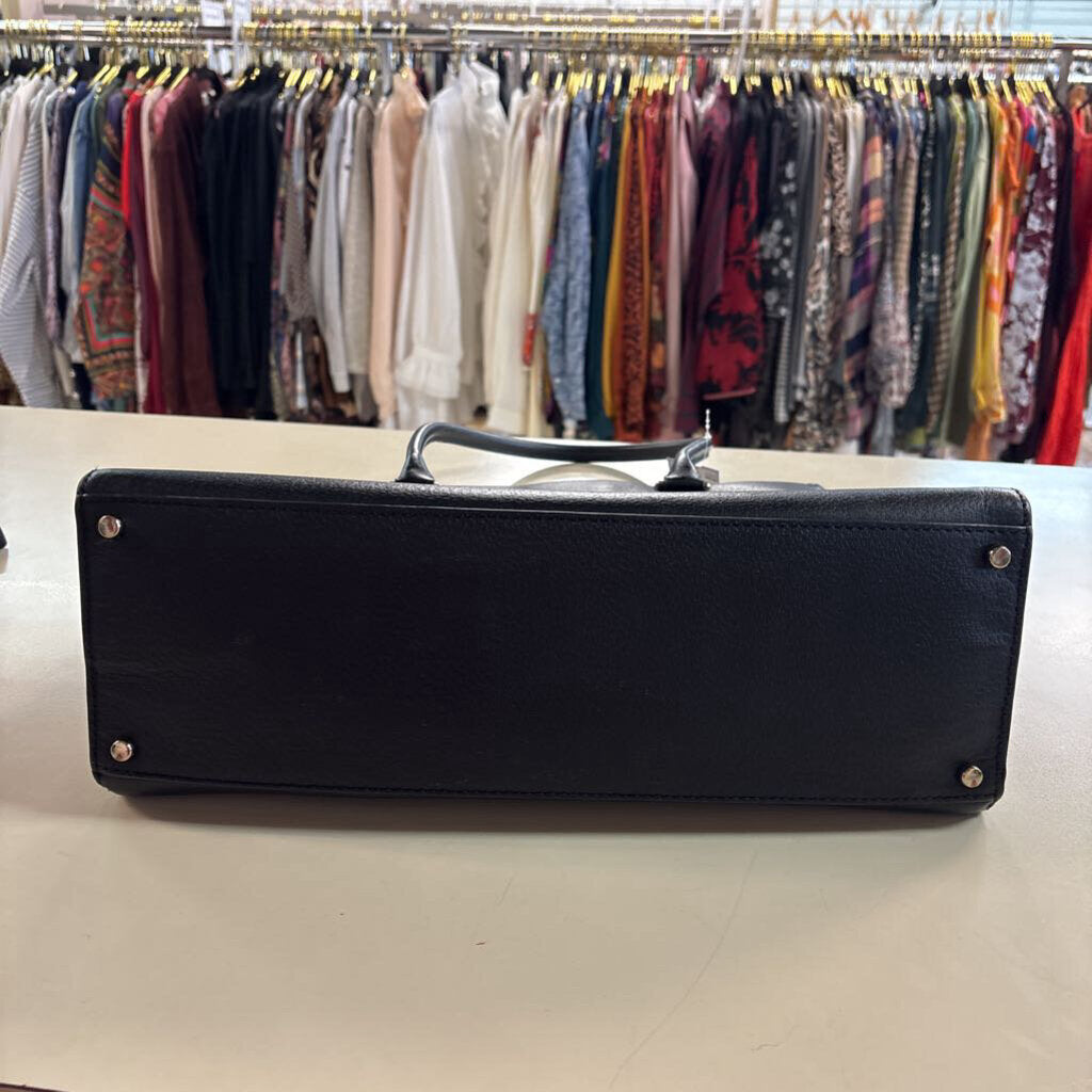 Kate Spade Black Leather Grove Street Maeve Tote Purse