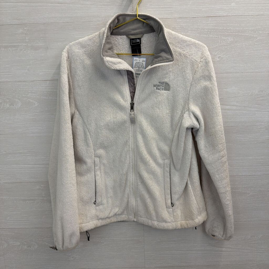 The North Face Grey Soft Fleece Zip Up Jacket Medium